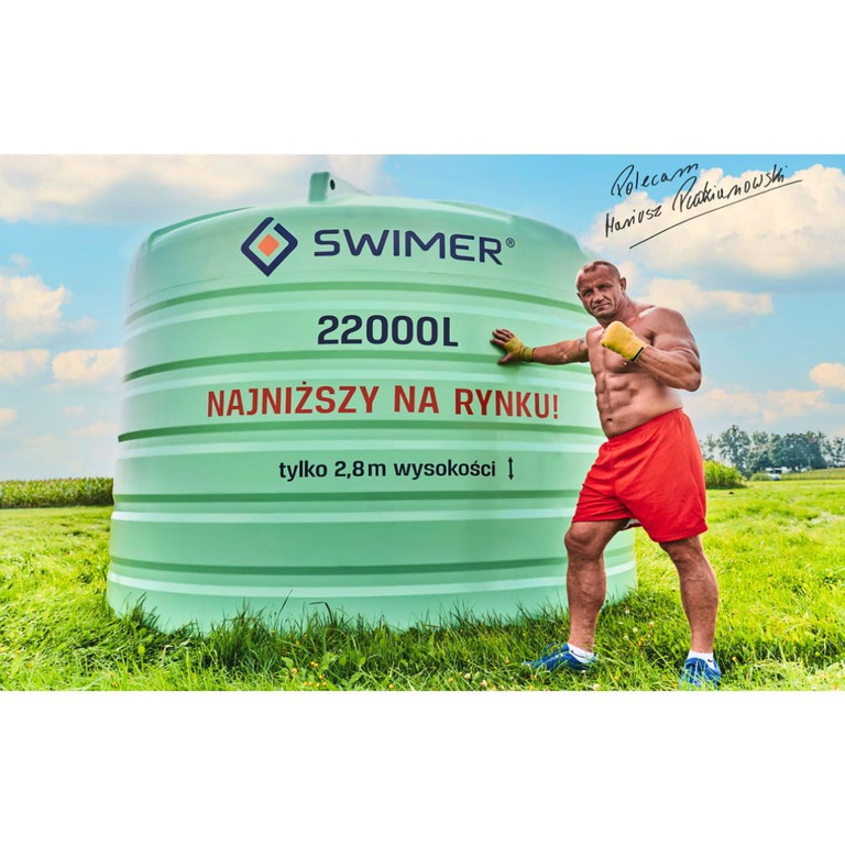 Jednopłaszczowy zbiornik z pompą do RSM Agro Tank 22 000 l FUJP Swimer