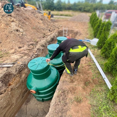 Montaż oczyszczalni ścieków BioSolid 8 z naszej oferty