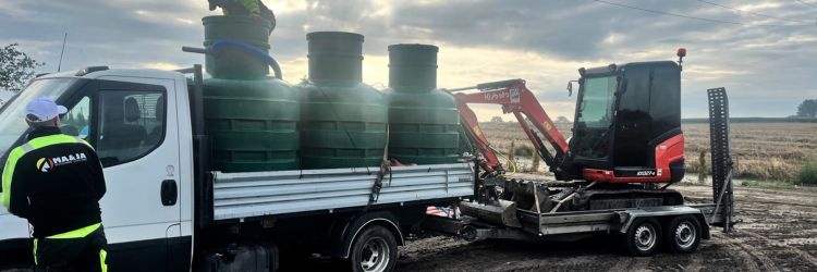 Montaż oczyszczalni ścieków BioSolid 8 z naszej oferty - Aktualności