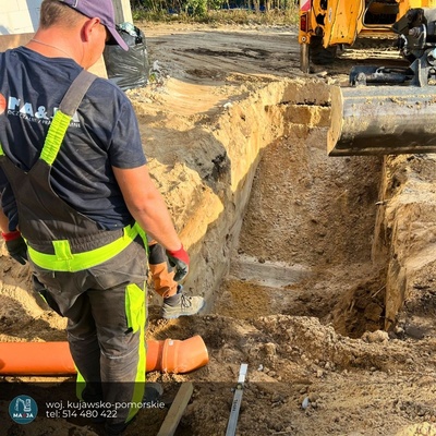 Montaż przydomowej oczyszczalni BioSOLID 8 - kujawsko-pomorskie